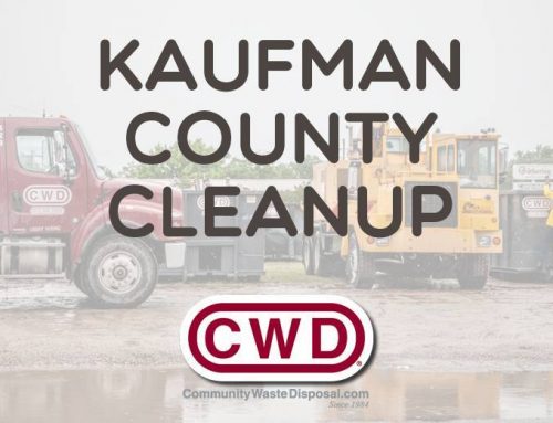 CWD Participates in Kaufman County Cleanup